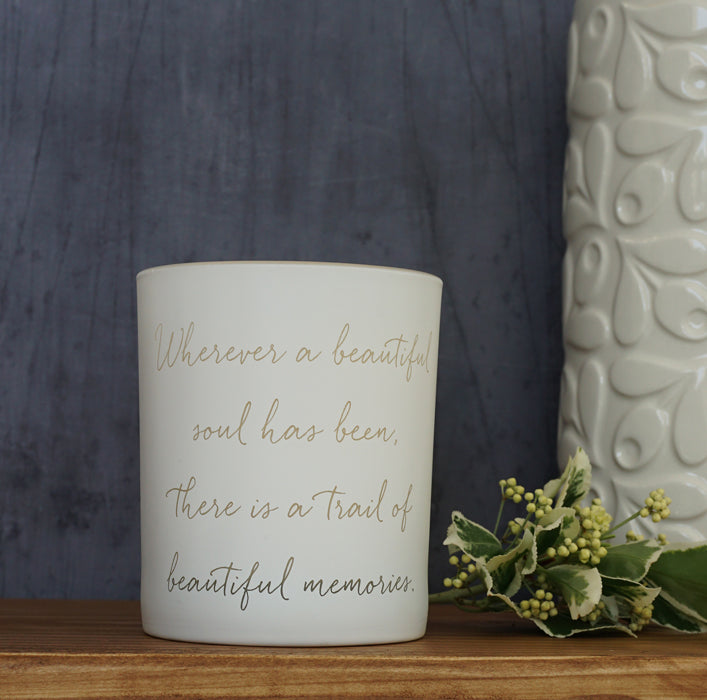 Bereavement Candle - Beautiful Soul